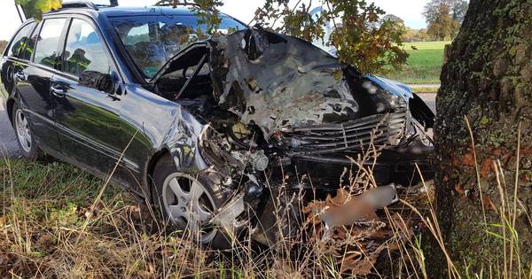 Automobilist met spoed naar ziekenhuis na eenzijdig ongeluk - Tubantia