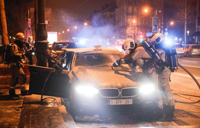 Afbeeldingsresultaat voor fotos oudejaarsnacht Brussel