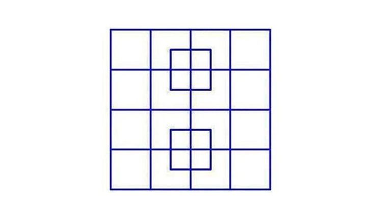 Beste Hoeveel vierkanten zie jij? Het zijn er meer dan je zou denken EF-89
