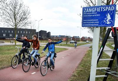 Straks kun je luidkeels zingen op de fiets in Veenendaal