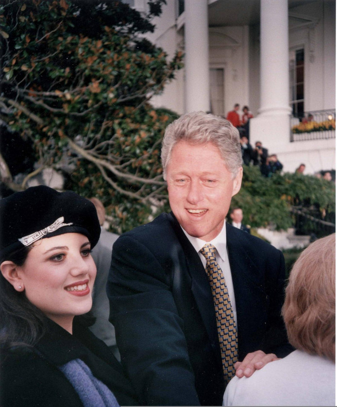 Bill Clinton et Monica Lewinsky en 1996.