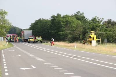 Traumahelikopter ingezet bij zwaar ongeval in Goor
