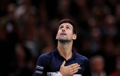 Djokovic titré pour la 5e fois à Bercy après sa victoire sur Shapovalov