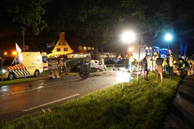 Drie gewonden bij frontale aanrijding in Renswoude