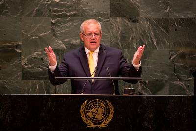 Le Premier ministre australien balaie les critiques à l'ONU