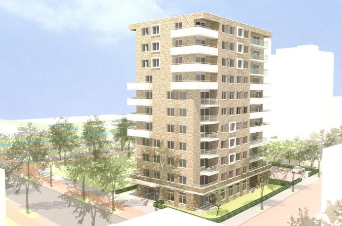 In de Haagse wijk Bouwlust/Vrederust, op de hoek van de Bouwlustlaan en de Wezelrade, realiseert Vestia een appartementengebouw met 42 sociale huurwoningen en een parkeerterrein.