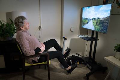 Ouderen lekker in beweging met fietscomputer