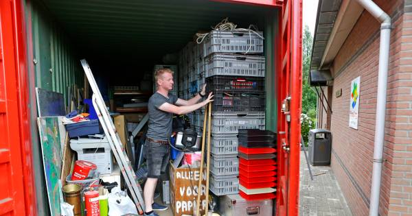 Scouting overladen met nieuwe en oude spullen na brute inbraak.