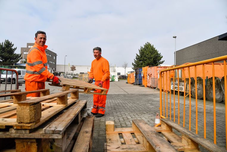 Het huidige recyclagepark in de Textielstraat verhuist in de toekomst naar een grotere locatie op het bedrijventerrein Wijnveld.