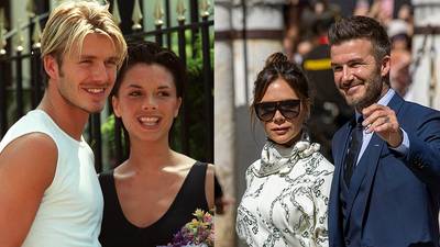 Vandaag 20 jaar getrouwd: geen spat veranderd, die Beckhams