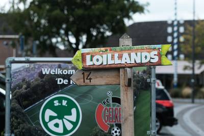 Festivalterrein Loillands at the park omgebouwd tot groot vliegveld