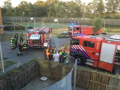 Brand in cel bij Trajectum in Rekken