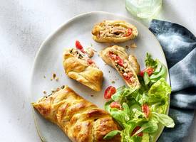 Supersnelle zalmcroissants