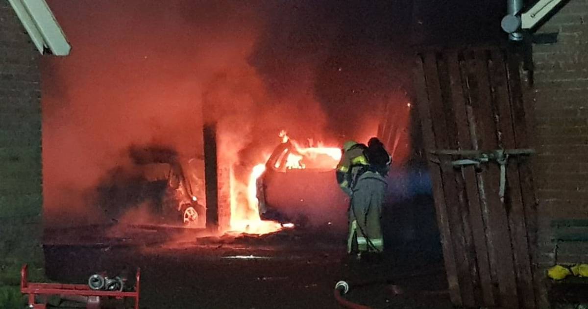 Uitslaande brand in kapschuur in Beltrum.