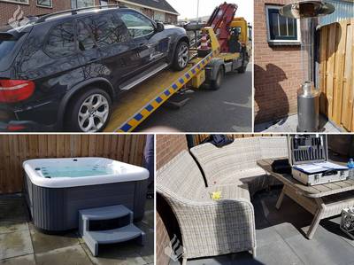 Terrasspullen en BMW in beslag genomen na aantreffen wietkwekerij