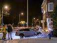 Een Audi RS6 is een woning binnengereden in Enschede.