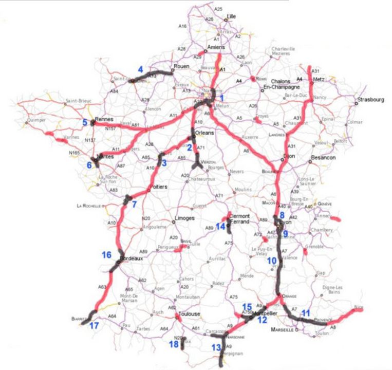 Zwarte Zaterdag op Europese wegen hoe