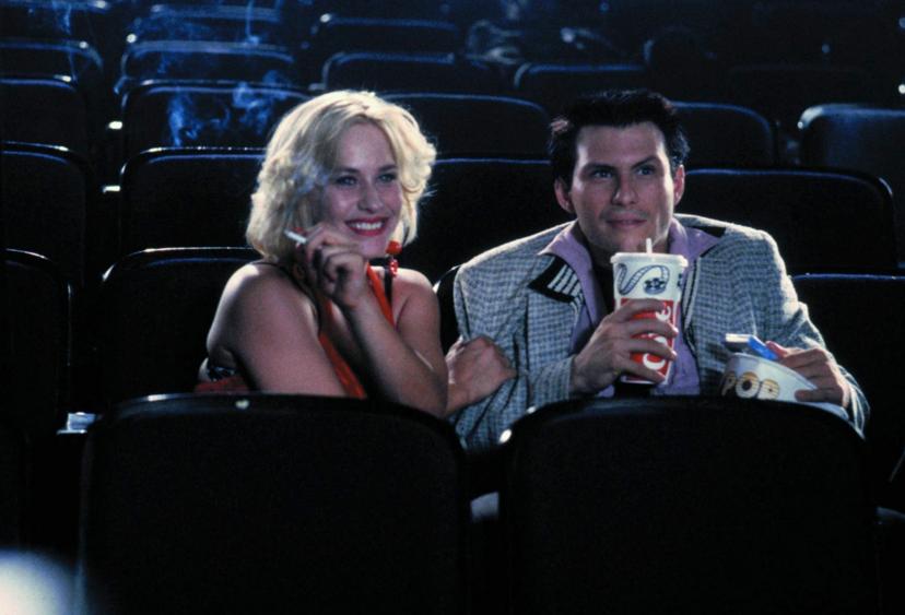 Christian Slater en Patricia Arquette in True Romance in bioscoop