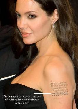 Que Signifient Les Tatoos D Angelina Jolie Home 7sur7 Be