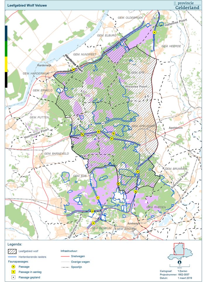 veluwe kaart Bekijk hier de kaart: dit is volgens experts het leefgebied van 